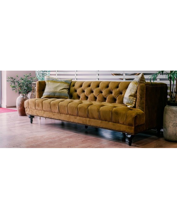 Sofa "Mustard Velvet"