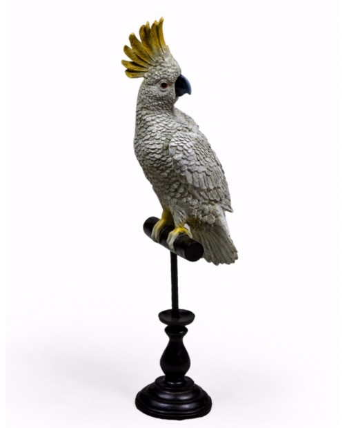 Interjero dekoracija "White Cockatoo on Perch"