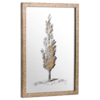 Sienos dekoracija/Paveikslas "Metallic Pine"