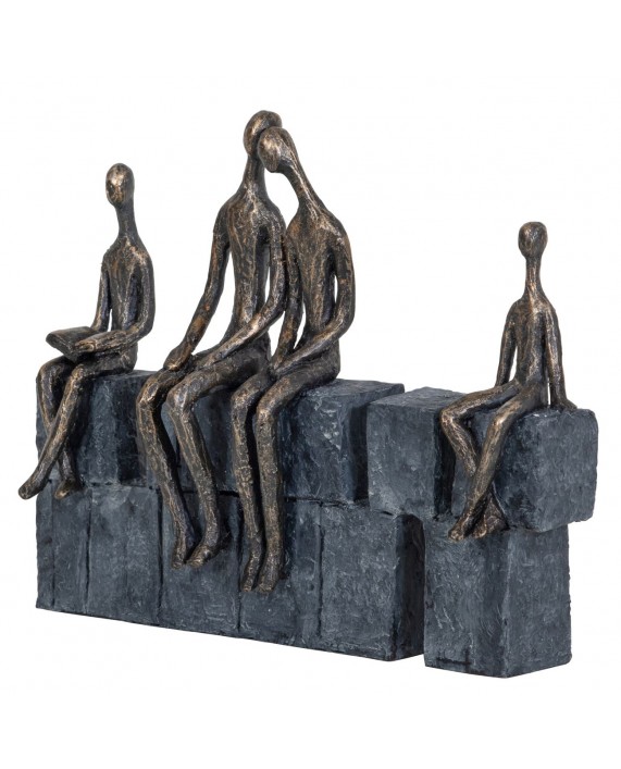 Dekoracja "Bronze Blocks Family of four"