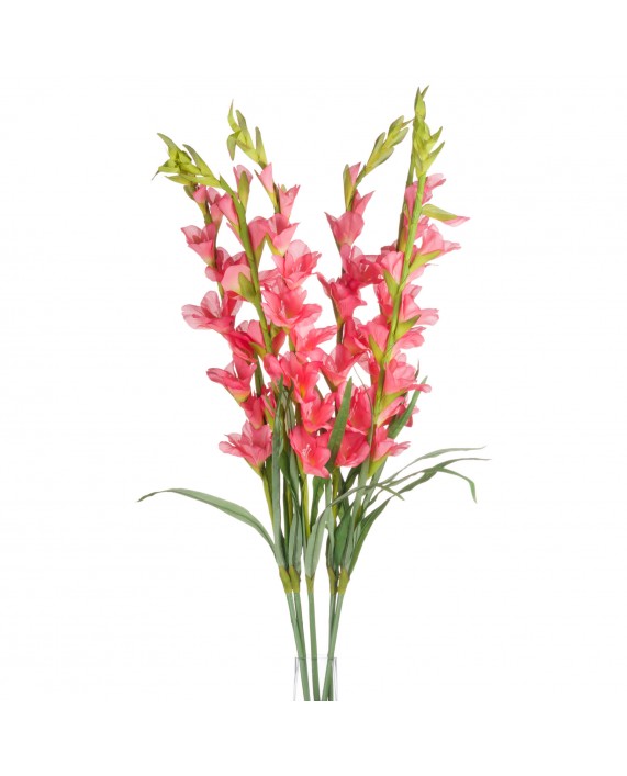 Dirbtinė gėlė "Coral Gladioli" 3vnt