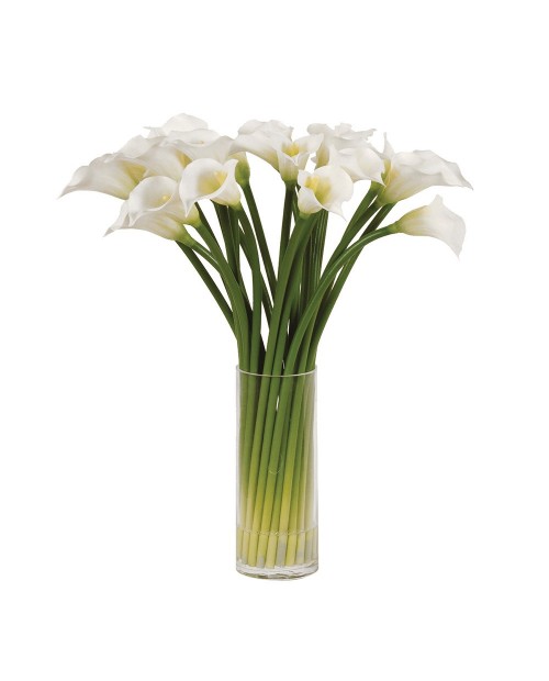Dirbtinės gėlės "White Calla Lilies"