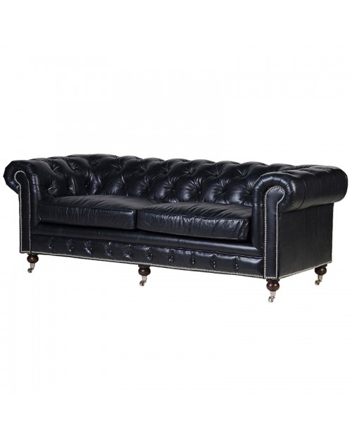 Sofa "Black Chesterfield"