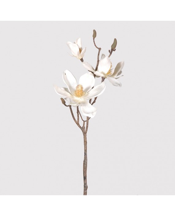 Dirbtinė gėlė "Cream Magnolia" 3vnt