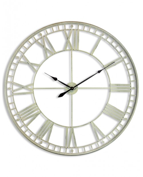 Laikrodis "Skeleton" (kreminė spalva) 