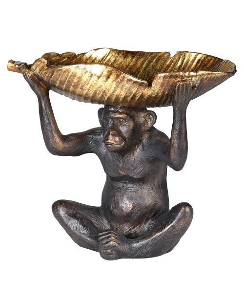 Dekoracija "Monkey/Gold Leaf"