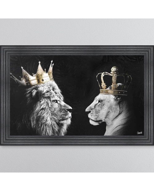 Paveikslas "LION AND LIONESS KING AND QUEEN OF THE JUNGLE"